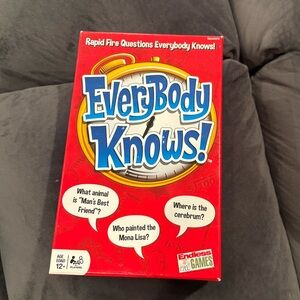 Everybody Knows! Red Trivia Game